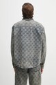 Îmbrăcăminte Daily Paper cămașă din bumbac Shield Laser Denim Shirt 2511154 albastru