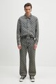 Daily Paper cămașă din bumbac Shield Laser Denim Shirt 2511154 albastru