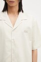 Daily Paper koszula Linen Ss Shirt beżowy 2511123