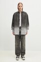 Marcelo Burlon koszula jeansowa Gradient Denim Overshirt Black White CMYE01DS25DEN0011001 szary