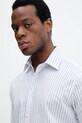 United Colors of Benetton camicia in cotone bianco 5Y73UQ05T