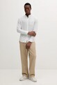 United Colors of Benetton cămașă din bumbac 5W3BUQ05S alb SS25