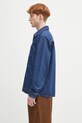 Rifľová košeľa Lacoste CH9222 tmavomodrá SS25