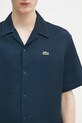 Lacoste camicia in cotone blu navy CH9924