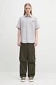 Бавовняна сорочка No Problemo SS Uniform Shirt NP4010303 сірий