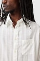 Bavlnená košeľa AllSaints KARMI M040SC biela SS25