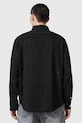 AllSaints camasa din bumbac KARMI negru M040SC