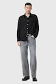 AllSaints camasa din bumbac KARMI M040SC negru