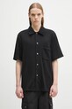 Our Legacy koszula Box gładkie czarny M2202BB