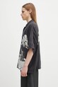 Ľanová košeľa Undercover Shirt/blouse UC1E4401.1 čierna SS25