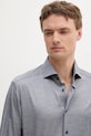 Eton koszula bawełniana szary 100013016