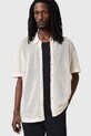 AllSaints camasa din bumbac MUNROE M115SC alb