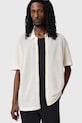 AllSaints camasa din bumbac MUNROE M115SC alb