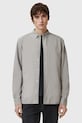 AllSaints camasa din bumbac HAVEN lung gri M123SC