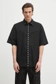 Košeľa AMBUSH Pearl Button Shirt relaxed čierna 12115313
