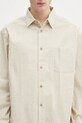 A.P.C. koszula bawełniana Surchemise Malo beżowy COHGG.H32023