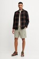 Куртка-рубашка Fjallraven Singi Flannel Overshirt M F12600226.555.265 тёмно-синий SS25