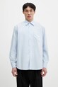 Paul Smith cămașă din bumbac lung albastru M1R.428Z.P02630