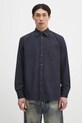 Paul Smith koszula bawełniana bawełna granatowy M1R.428Z.P02630