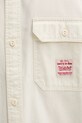 Levi's cămașă din bumbac SS DALTON WORKER WW 001TA bej