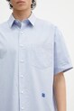 Pamučna košulja Ader Error Apparel-Top plava BN42FYSH0202SB