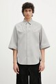 Ader Error camicia Apparel-Top rilassato grigio BO01SSSH0201GR