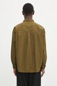Clothing NEIGHBORHOOD cotton shirt Plain Shirt Ls 242SPNH.SHM02 green