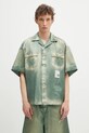 Maison MIHARA YASUHIRO camicia Bowling S/S Shirts rilassato verde J14SH186