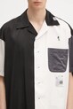 Maison MIHARA YASUHIRO koszula Crazy Pattern S/S Shirts czarny J14SH185
