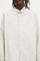 AAPE cotton shirt Now Long beige AAPSTM8512XAO