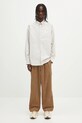 AAPE cotton shirt Now Long AAPSTM8512XAO beige