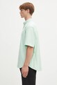 Βαμβακερό πουκάμισο AAPE Now Short AAPSRM8516XAO πράσινο SS25