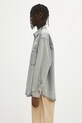 AAPE koszula jeansowa Now Long AAPSTM8511XXO niebieski SS25