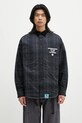 AAPE kurtka koszulowa dwustronna Main Long Sleeve AAPSTM8502XXN czarny