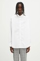 Памучна риза AAPE Now Long Sleeve стандартна бял AAPSTM8496XXN