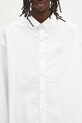 Памучна риза AAPE Now Long Sleeve бял AAPSTM8496XXN