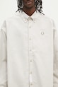 AAPE cotton shirt Now Long Sleeve beige AAPSTM8496XAN