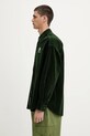 Вельветовая рубашка AAPE Now Long Sleeve AAPSTM8499XXN зелёный SS25