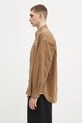 Джинсова риза AAPE Now Long Sleeve AAPSTM8499XXN кафяв SS25