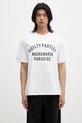 Bavlněné tričko Wacko Maria washed heavy weight relaxed bílá 25SS.WMT.WT10