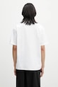 Oblečení Bavlněné tričko Wacko Maria washed heavy weight 25SS.WMT.WT10 bílá