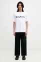 Wacko Maria t-shirt bawełniany washed heavy weight 25SS.WMT.WT04 biały