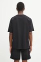 Odzież Wacko Maria t-shirt bawełniany washed heavy weight 25SS.WMT.WT06 czarny