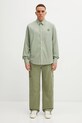 Maison Kitsuné koszula bawełniana Bold Fox Head Relaxed MM00403WC5042 zielony
