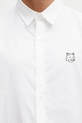 Maison Kitsuné koszula bawełniana Contour Fox Head Skate biały MM00405WC5012