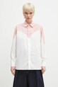 Fiorucci cotton shirt Embroidered Heart Relaxed Fit U02SPTLO055CO02PN02 white SS25