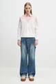 Fiorucci cotton shirt Embroidered Heart Relaxed Fit U02SPTLO055CO02PN02