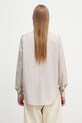 Aries koszula bawełniana Lace Overprinted Poplin Shirt AR4010203 beżowy