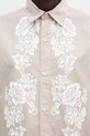 Βαμβακερό πουκάμισο Aries Lace Overprinted Poplin Shirt AR4010203
