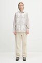 Aries koszula bawełniana Lace Overprinted Poplin Shirt AR4010203